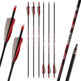 M.SJUMPPER ARCHERY carbon arrows 400 spine pack 6 visible for precise target shooting and hunting practice