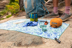 MSR deep dish bowls for camping offer sturdy eating surfaces during meals.