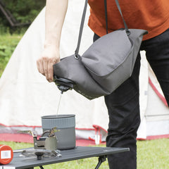 MSR Dromedary Bag 1000-denier exterior stands up to freezing and rugged use