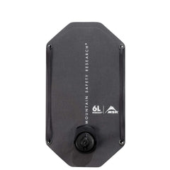 MSR Dromedary Bag 6L collapsed for compact packing on trips