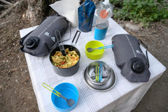 MSR utensils color options aid easy identification on trips.