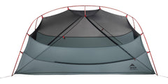 MSR Hubba Hubba LT breathable mesh body promotes airflow and reduces nighttime condensation.