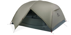 MSR Hubba Hubba LT interior shows roomy sleeping area and gear storage