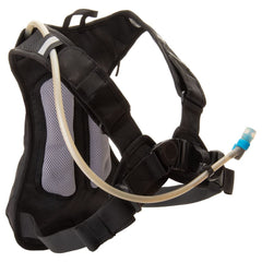 MSR Low-Profile Race Hydration Pack back view with breathable panel.