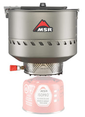 MSR Reactor 2.5L stove system assembled for windproof cooking