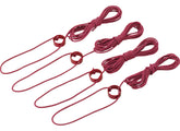 MSR Tent Guyline Kit 8ft shown with 4-pack for stable tent setup