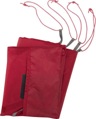 MSR universal 6-person footprint tarp protecting tent floor from moisture.