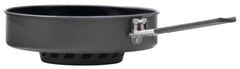 Skillet nests beside WindBurner 4.5 L stock pot for efficient packing