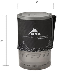 MSR WindBurner Duo self-centering pot keeps coffee steady in rugged camps.