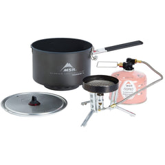 MSR WindBurner Group Stove Nesting design keeps gear quiet and secure in your pack.