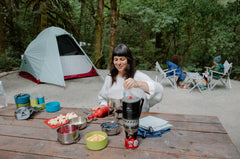 MSR WindBurner nested design saves space for backpacking adventures
