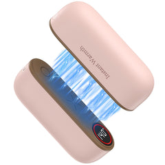 mstoekn 2 in 1 hand warmers pink magnetic design for shared warmth on outdoor adventures