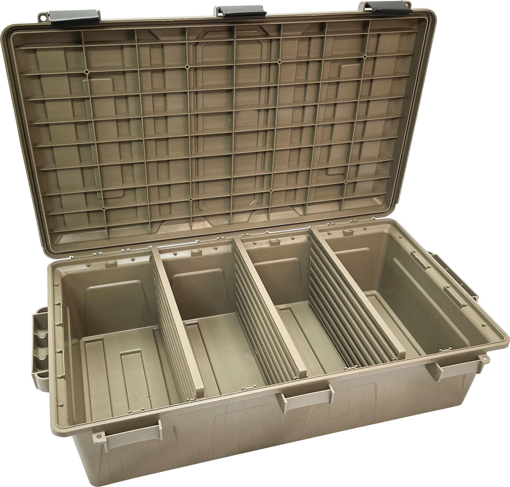 MTM ACDC50 Divided Ammo Crate with partitioned interior