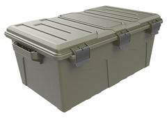 MTM ACRG18 Ammo Crate Army Green - front view showing handles