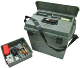 MTM Sportsmen's Plus Dry Box in wild camo exterior for rugged storage on adventures