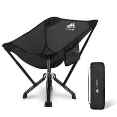 MTRVR heavy-duty camping chair folded, compact and portable for easy packing