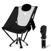 MTRVR high-back camping chair front-angle showing full back support for indoor or outdoor lounging