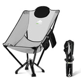 MTRVR high-back chair for indoor-outdoor relaxation, supporting neck and back.