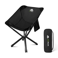 MTRVR Ultra-Lightweight Chair folded for backpack portability and easy transport