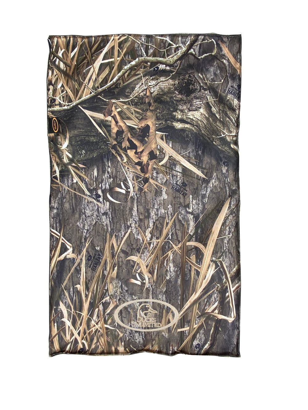 Mud River Ducks Unlimited crate pad in habitat camo offers warmth and non-slip stability for travel.