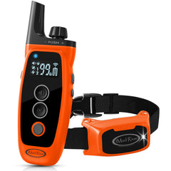 Mud River MR1000 collar close-up showing rugged build for outdoor training