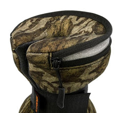 Black leather non-slip strap on Muddy Box Blind Shooting Rest