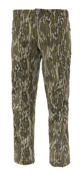 Muddy DV8 Clutch Pants front view highlighting quiet, flexible mobility for early morning hunts