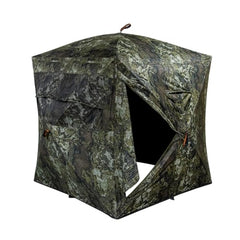 MUDDY Infinity Evo 180-degree windows provide wide visibility at dawn or dusk