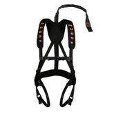MUDDY Magnum harness tether: secure attachment improves fall protection during climbs.
