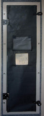 MUDDY MUO velcro strip close-up shows secure curtain mounting.