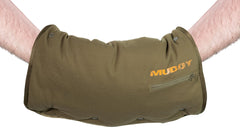 MUDDY Nucleus heated hand muff front view demonstrates warm, weatherproof protection for cold outings.