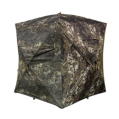 Muddy Prevue Evo ground blind spider hub frame enables quick setup