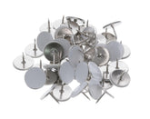 White reflective trail marking tacks in pack of 50