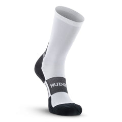 MudGear crew socks cushioned-footbed offer comfort on long hikes.