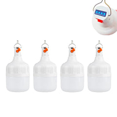 MuMuLZRer LED camping light front view, ideal for extended camping sessions