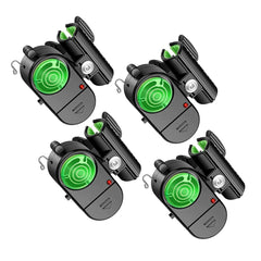 MuNanshan 4Pcs Fishing Bite Alarm kit front view