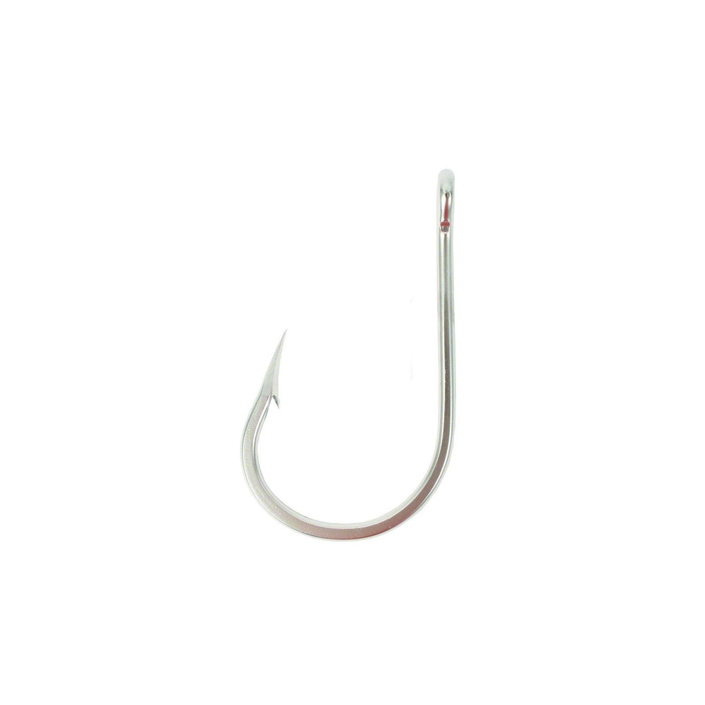 Mustad 7691S big game tuna hook for trolling with corrosion resistance.