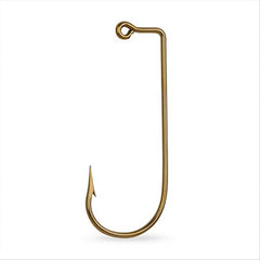 Mustad Aberdeen jig hook, 90-degree bend, strong and reliable for jig fishing
