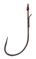 Mustad AG34045-3/0-5A Alpha-Grip Finesse hook secures soft plastics in weed