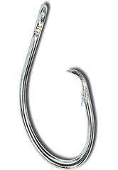 Mustad Classic circle hook with 2x extra-heavy wire for heavy tuna battles and catch-and-release.