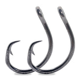 Mustad Demon Offset Circle 4x strong black nickel pack of 2 for durable catching