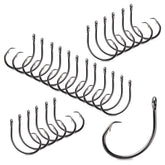 Mustad Demon Perfect Circle Hook with wide gap; 2X strong wire for big-game fishing.