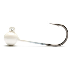 Mustad Jig Head Pearl 1/16oz, pearl finish for trout and walleye