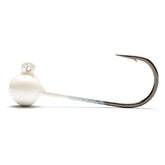 Mustad Jig Head Pearl 1/8oz with compact profile for precise casting and easy rigging.