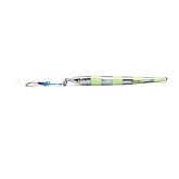 Mustad Moon Riser Jig front view showcases sleek, front-weighted design for precise tuna jigging.