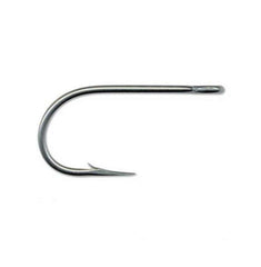 Mustad Salmon Siwash hook 4/0 with open ring for quick lure swaps.