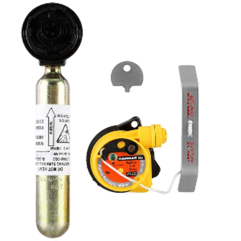 MUSTANG SURVIVAL Re-Arm Kit A with hydrostatic 24g and metal handle for fast deployment