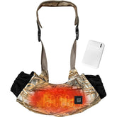 MYDAYS OUTDOOR heated hand muff front view shows warmth-ready fleece comfort for cold-weather photography