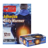 myHOT adhesive body warmer 30-pack outdoor-ready warmth for extended outdoor activities.
