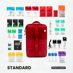My Medic MYFAK Large folding-page design keeps supplies accessible when needed.